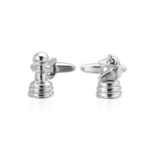 Load image into Gallery viewer, Fashion and Personalized Asymmetrical Chess Cufflinks