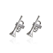 Load image into Gallery viewer, Fashion and Simple Silver Bell Cufflinks