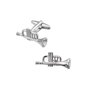 Fashion and Simple Silver Bell Cufflinks