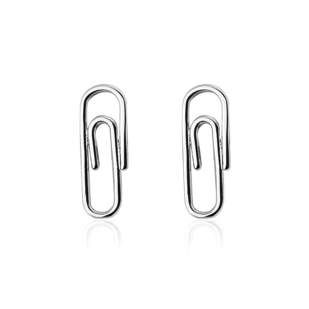 Simple and Fashion Paper Clip Cufflinks