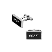 Load image into Gallery viewer, Fashion and Simple Black Geometric Square Cufflinks