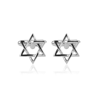Fashion and Simple Hollow Star Cufflinks