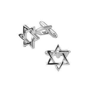 Fashion and Simple Hollow Star Cufflinks