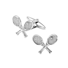 Load image into Gallery viewer, Fashion and Creative Tennis Racket Cufflinks