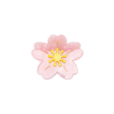 Sweet and Cute Pink Flower Hair Claw