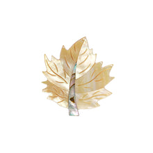 Load image into Gallery viewer, Fashion and Simple Yellow Shell Leaf Brooch