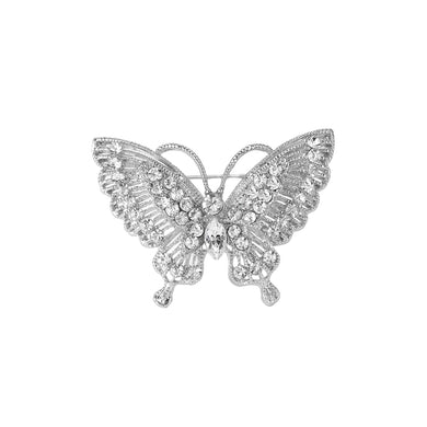 Fashion Brilliant Butterfly Brooch with Cubic Zirconia