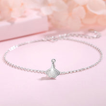 Load image into Gallery viewer, 925 Sterling Silver Simple and Fashion Ginkgo Leaf Bracelet