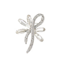 Load image into Gallery viewer, Fashion Elegant Ribbon Brooch with White Cubic Zirconia