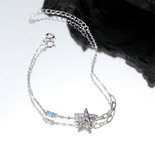 Load image into Gallery viewer, 925 Sterling Silver Fashion Simple Star Bracelet with Cubic Zirconia
