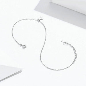 925 Sterling Silver Simple Fashion Star Anklet